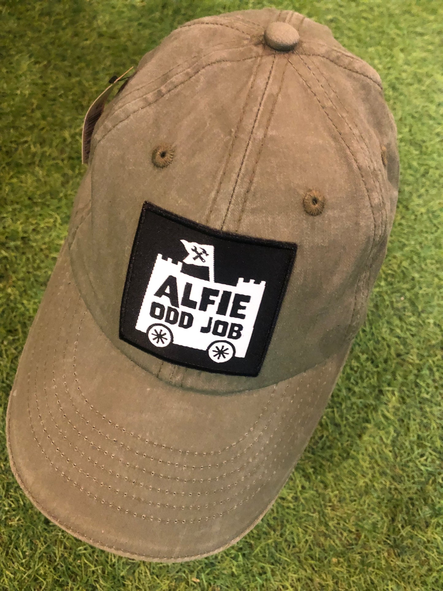 Alfie Cap in Olive Stone!